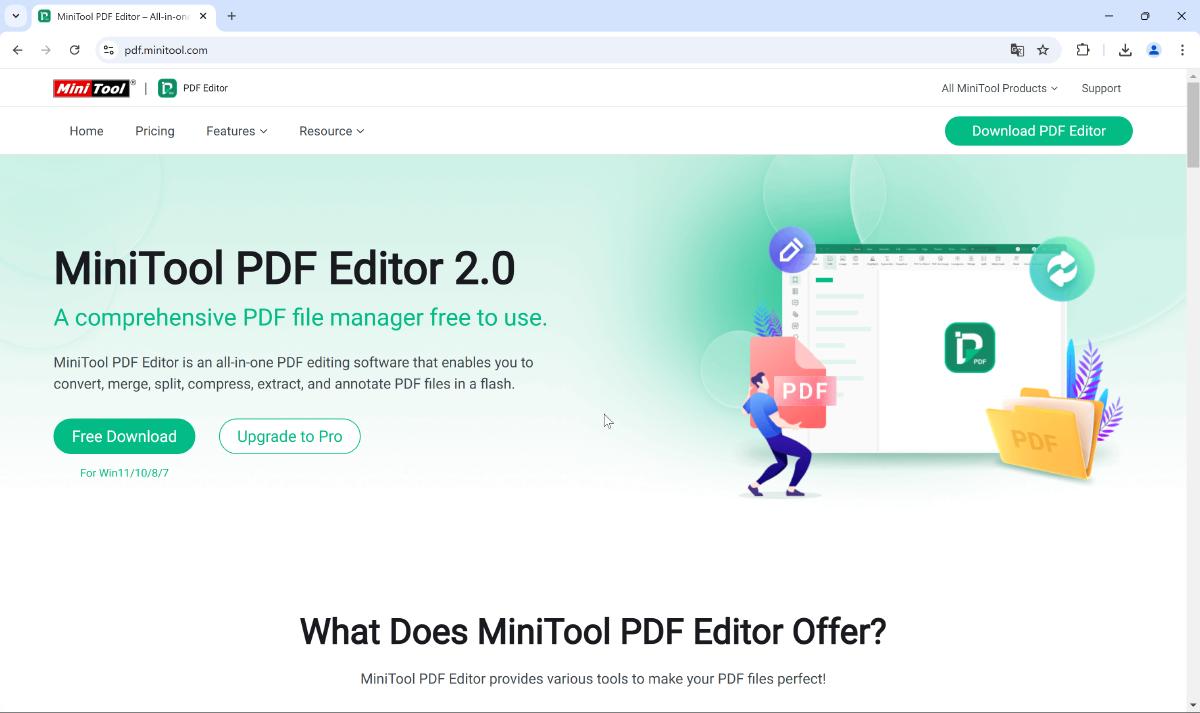 Featured image for 【PR】 MiniTool PDF Editor 無料版 (V2.0)を使ってみた話